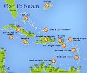 Carribean map