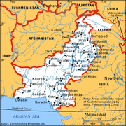 Pakistan map