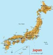 Japan map