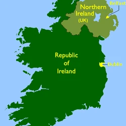 Map Of Ireland North And South Category:ireland | Turtledove | Fandom