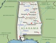 Alabama map