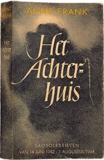 Het Achterhuis (Diary of Anne Frank) - front cover, first edition-1-