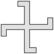 The fylfot was Balamung's insignia, placed on the clothing and equipment of soldiers under him.