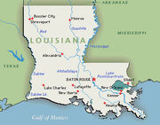 Louisiana-map