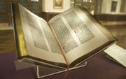 Gutenberg Bible, Lenox Copy, New York Public Library, 2009. Pic 01-2-