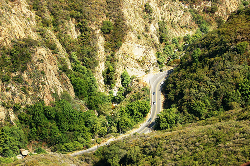 Southern California Regional Rocks and Roads - SR-27: Topanga Canyon Blvd /  Road