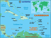 Saint Vincent and the Grenadines Map