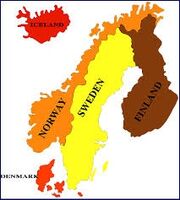 Scandinavian map
