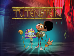 Tut in promotional art for Tutenstein (Reboot)