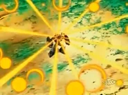 Premo Vulcan utilizza l'Abilità "Prigione Pyrus"