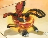 Vexos Dragonoid in forma sfera aperta