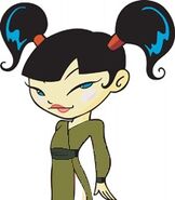 Heylin Kimiko (voiced by Kath Soucie, ever since Lil's voice on Rugrats and All Grown Up!)