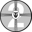 First logo with testcard.