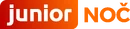 Ninth logo (2019 to 2021, with "Noč" wordmark and red-orange wordmark).