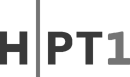 Current logo in black and white.