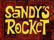 Sandy's Rocket title