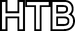 НТВ (1993, буквы с чёрным контуром)
