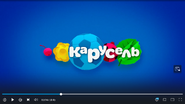 Скриншот весенней межпрограммной заставки телеканала «Карусель» с 1 марта по 31 мая 2018 года — второй вариант