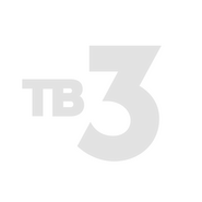 Двенадцатый логотип с серой надписью «ТВ3» — прозрачный (использовался во время рекламы с 12 февраля 2021 по 13 июля 2022 года)