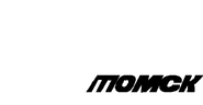ТВ2 (Томск) (1990-1992, белый, чёрные буквы)