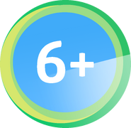 Знак возрастного ограничения «6+» с осени 2016 по лето 2018 года