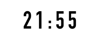 Экранные часы Первого канала в левом нижнем углу с 4 ноября 2002 по 29 февраля 2008 года с полупрозрачной плашкой (использовались на настроечной таблице с 2007 года и 31 декабря ежегодно с 2005 года)