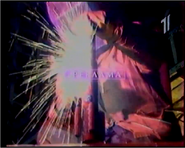 Скриншот рекламной заставки Первого национального канала с 7 февраля по 27 декабря 1998 года