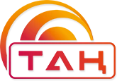 Шестой логотип «ТАҢ» с 1 сентября 2014 года по 14 ноября 2015 года