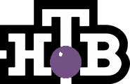 Шестой логотип чёрного цвета с малиновым шариком