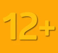 Знак возрастного ограничения «12+» с 15 сентября 2014 по 1 ноября 2015 года