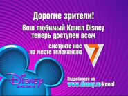 Скриншот заставки перед началом эфирного вещания Канала Disney 31 декабря 2011 года, в 11:59 МСК на телеканале «Disney Channel Russia»