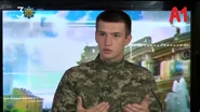 Пропорция первого логотипа телеканала «А1» в правом верхнем углу, число 30 жёлто-голубого цвета — в левом верхнем углу 24 августа 2021 года к 30-летию независимости Украины