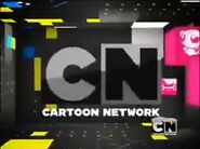 Пропорция новогоднего логотипа Cartoon Network Russia (2010-2014)