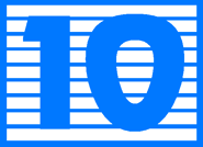 Третий логотип белого цвета на голубом фоне