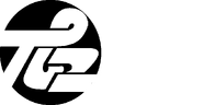 ТВ2 (Томск) (1990-1992, чёрный, белые буквы)