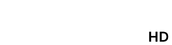 Девятый логотип с надписью HD — белый и полупрозрачный