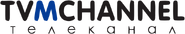 Первый логотип TVMChannel с надписью "телеканал"