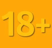 Знак возрастного ограничения «18+» с 15 сентября 2014 по 1 ноября 2015 года