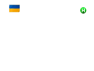 Пропорция четвёртого логотипа Нового канала в правом верхнем углу, флаг Украины с надписью «Единая Страна» — в левом верхнем углу в июне 2014 года