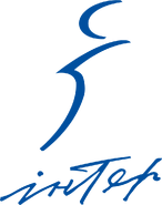 Второй логотип белого цвета — прозрачный с синей тенью (использовался в заставках в 2005-2006 годах)