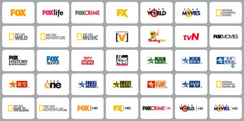 International channels. International channel.