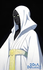An Iyaami wearing traditional robes