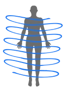 A diagram showing the natural flow of ashe through a Taurari and Kasairi female body.