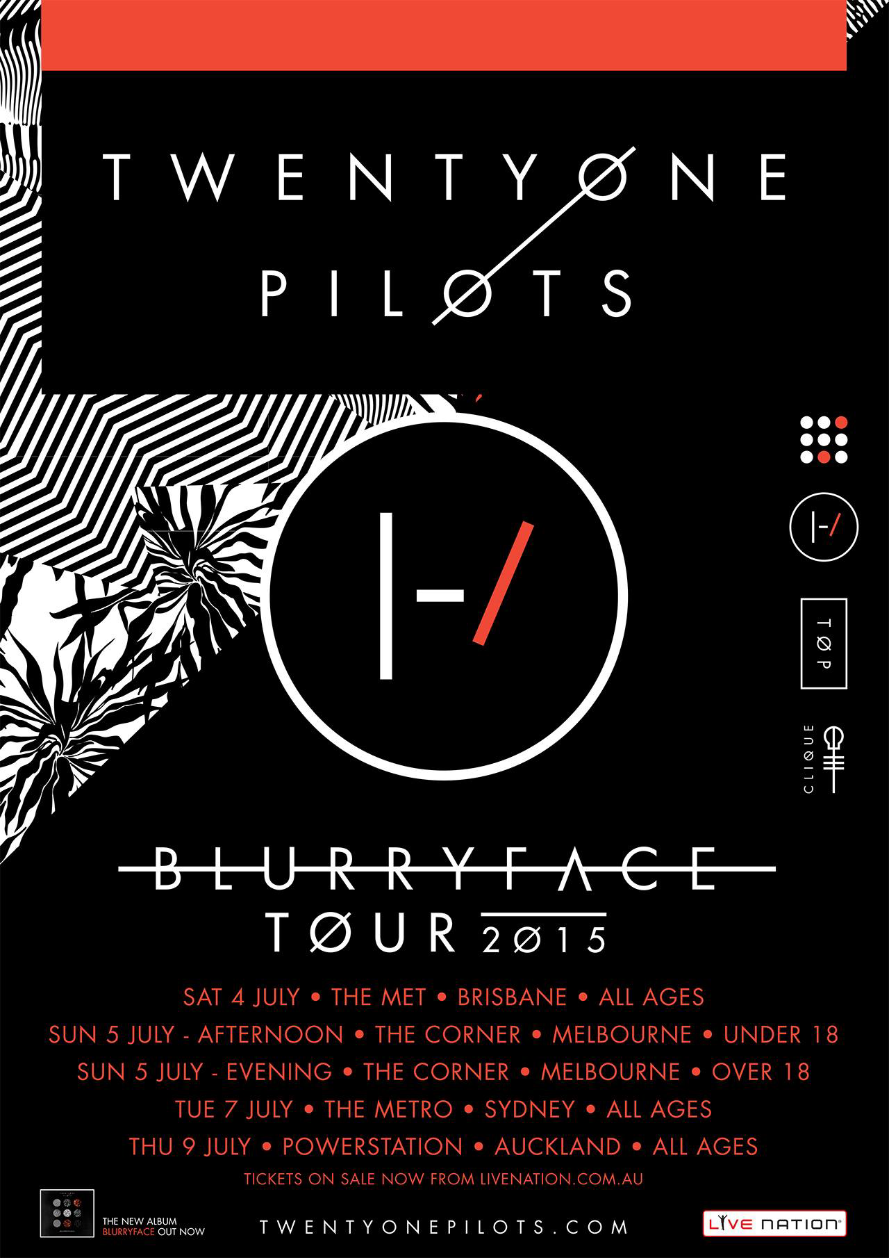 twenty one pilots blurryface tour