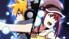 Neku and Shiki work together to defeat Vespertilio Canor