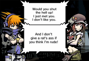 So Jump over yourself has the lyrics Baka Mitai : r/TWEWY