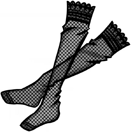 Black Fishnet Socks