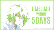 Animation cell of Joshua counting down to the start of The Animation