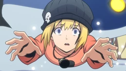 Rhyme falls into Uzuki's trap.