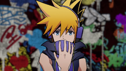 Neku reflecting on his connections.